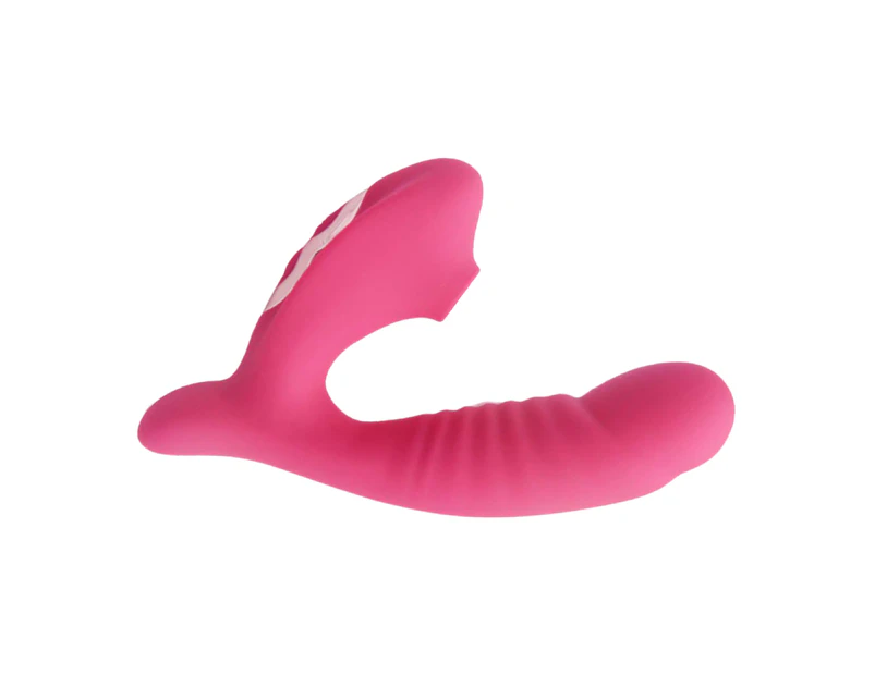 Vagina Vibrators High Flexibility Strong Suction Universal Vibrating Oral Sex Clit Sucker for Home-Rose