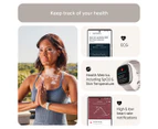 Fitbit Sense 2 Health & Fitness Smartwatch - Lunar White/Platinum