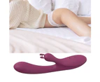 Vibratiing Stick Vigorous Vibration Flexible Skin-friendly Remote Control Vibrator For Home-Purple