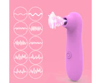 Vibratable Sucking Vibrator G-spot Expansion Massager Masturbator Adults Sex Toy-Purple