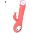 Vibrator Automatic Waterproof Silicone Sex Toy Massager for Women-Red