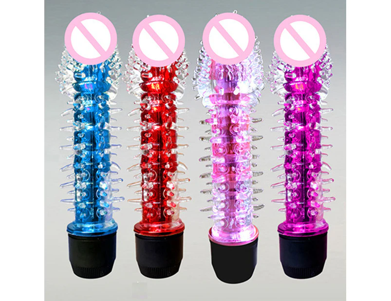 Women Glow Stick Style Silicone Vibrator G-Spot Massager Female Sex Toys Gift