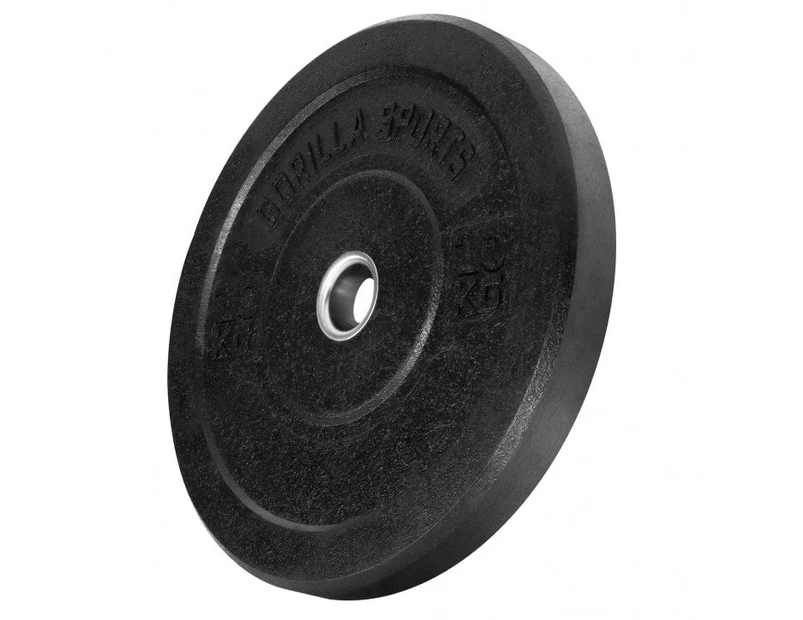 Gorilla Sports Olympic 50mm Hi Temp Bumper Plate  -  10kg