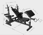 Gorilla Sports Multi-Gym Universal Workstation - Black