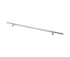 Gorilla Sports Chrome Barbell 120cm with Spring Collars