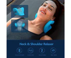 Neck Traction Pillow Cloud Shape Neck Stretcher Cervical Pain Relief