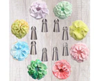 Stainless Steel Russian Nozzles Cake Flower Piping Nozzles