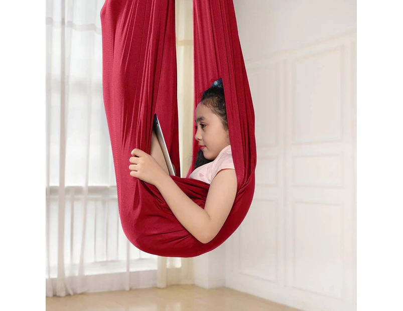 Children's swinging hammock, indoor swing elastic Cuddle Hammock