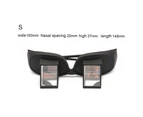 HD Lazy Glasses Horizontal Lie Down Bed Reading Watching TV Prism Spectacles-M