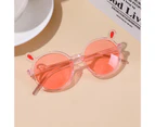 1 Pair Cartoon Sunglasses Ear Decor Perspective Widely Applied UV Protection Transparent Sunglasses Photographic Prop
