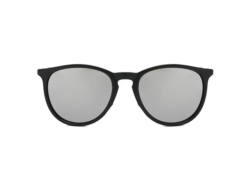 Adult Sunglasses Round Large Frame Ultra-light Classic Anti-slip Sun-resistant Clear Lens Anti-UV Women Men Unisex Sunglasses for Outdoor-C