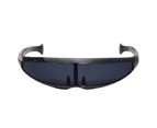 Novelty Futuristic Mirrored Sunglasses UV Protection Sunglasses Punk X-Men Personalized Sunglasses Narrow Sun Glasses for Women Men Outdoor