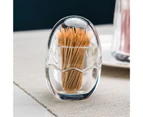 Thicken Toothpick Holder Cotton Swab Box Acrylic Home Use Table Small Transparent Toothpick Canister for Dining Room-3#