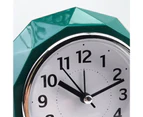 Desk Clock Precise Silent Night Light Battery Powered Non Ticking Table Music Alarm Clock for Office-Atrovirens