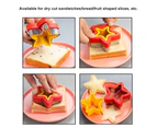 Cake Mold Cartoon Shape Baking Cake Stainless Steel Breakfast Cute Animal Toast Cutters for Home-Pentagram