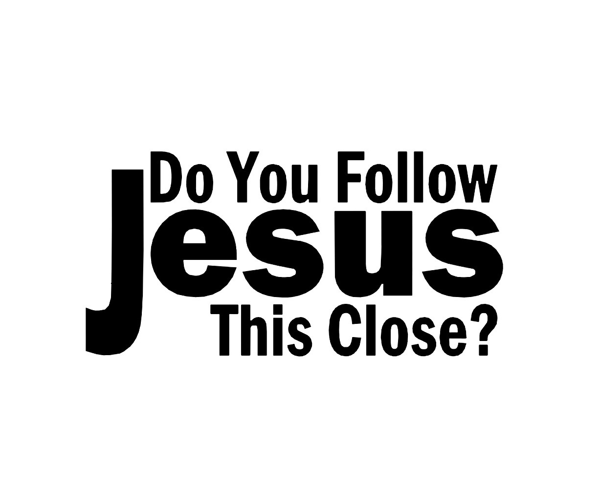 7-6x15-2cm-do-you-follow-jesus-this-close-waterproof-car-styling