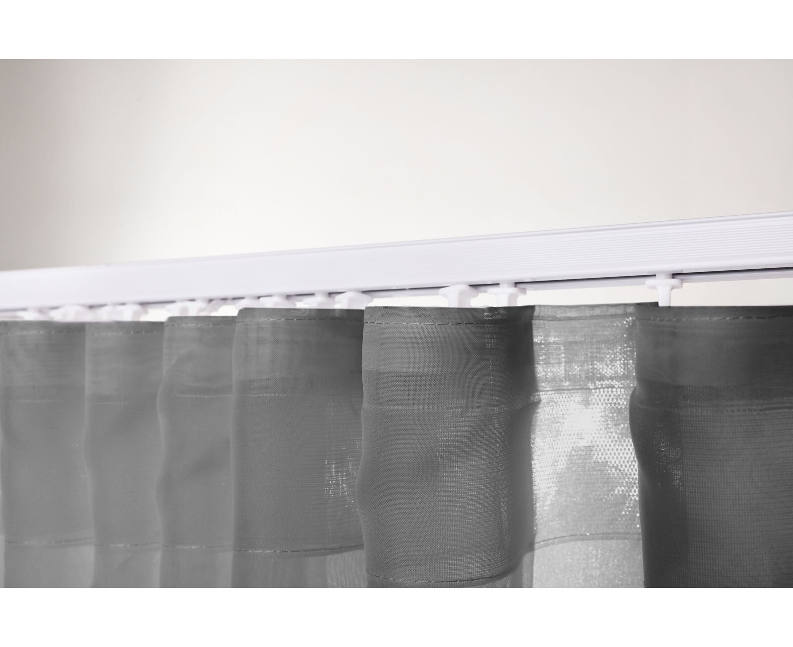 Sorrento S-Fold Sheer Curtain (1 pack) - Grey 