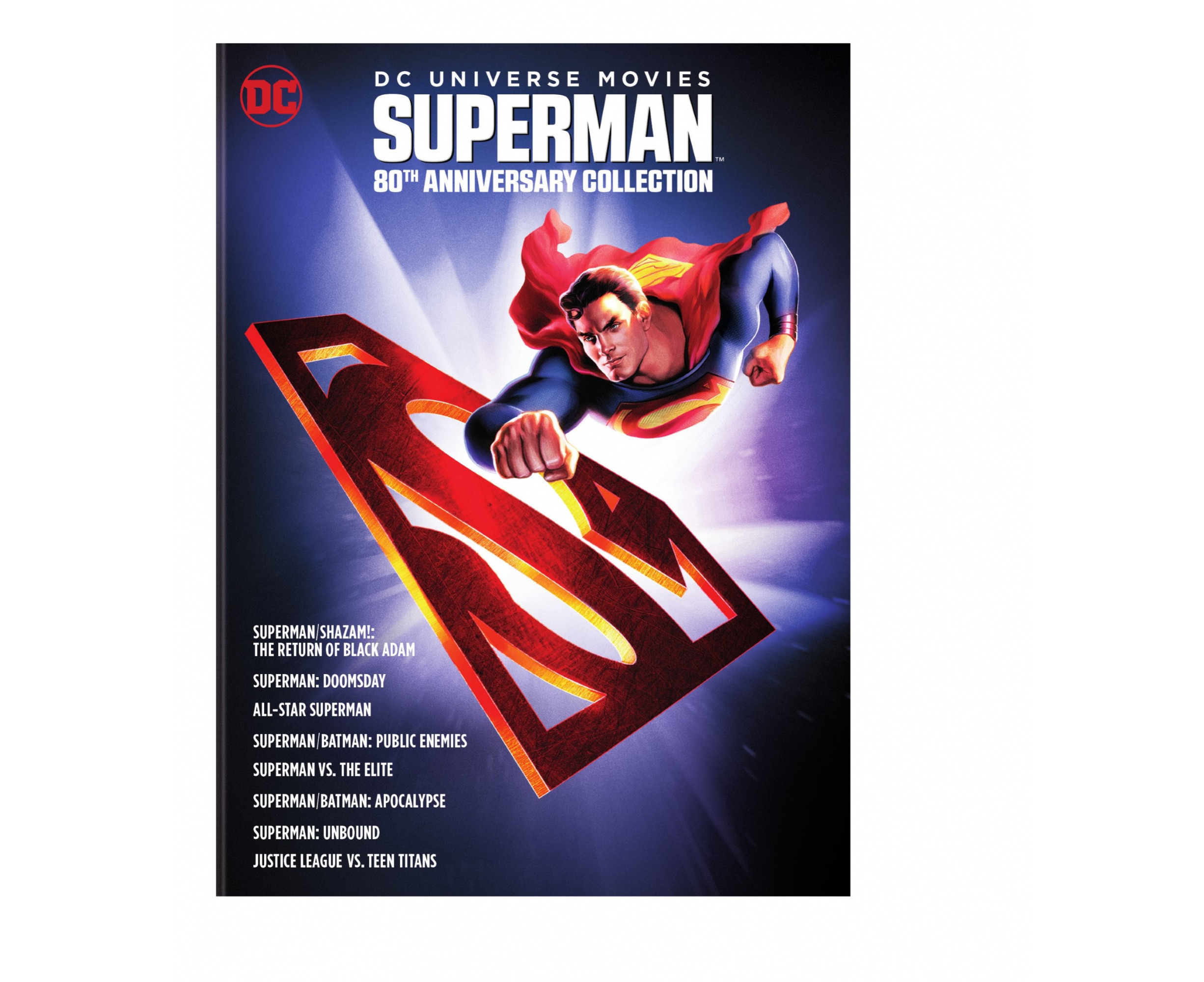 DC Universe Movies Superman 80th Anniversary Collection (DVD) 