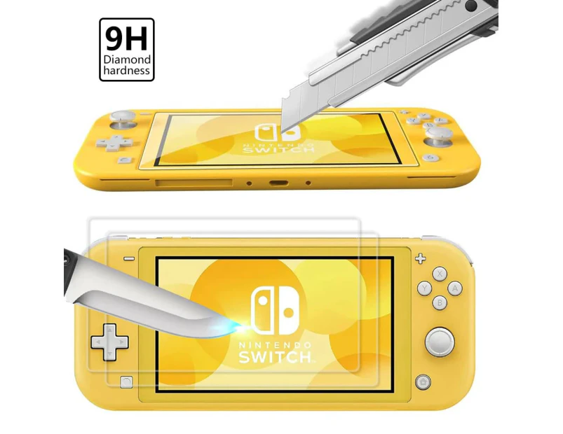 2x Tempered Glass Screen Protector Film Guard For Nintendo Switch Lite Console