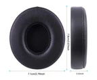 Replacement Ear Pads for Beats by Dr. Dre Solo 2 / 3 Wireless Headphone Earpads - Black