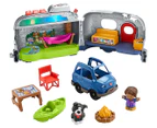 Fisher-Price Little People Light-Up Learning Camper Playset