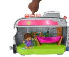 Fisher-Price Little People Light-Up Learning Camper Playset