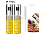 Oil Sprayer with Scale,for Cooking 4In1 Refillable Oil&Vinegar Bottle