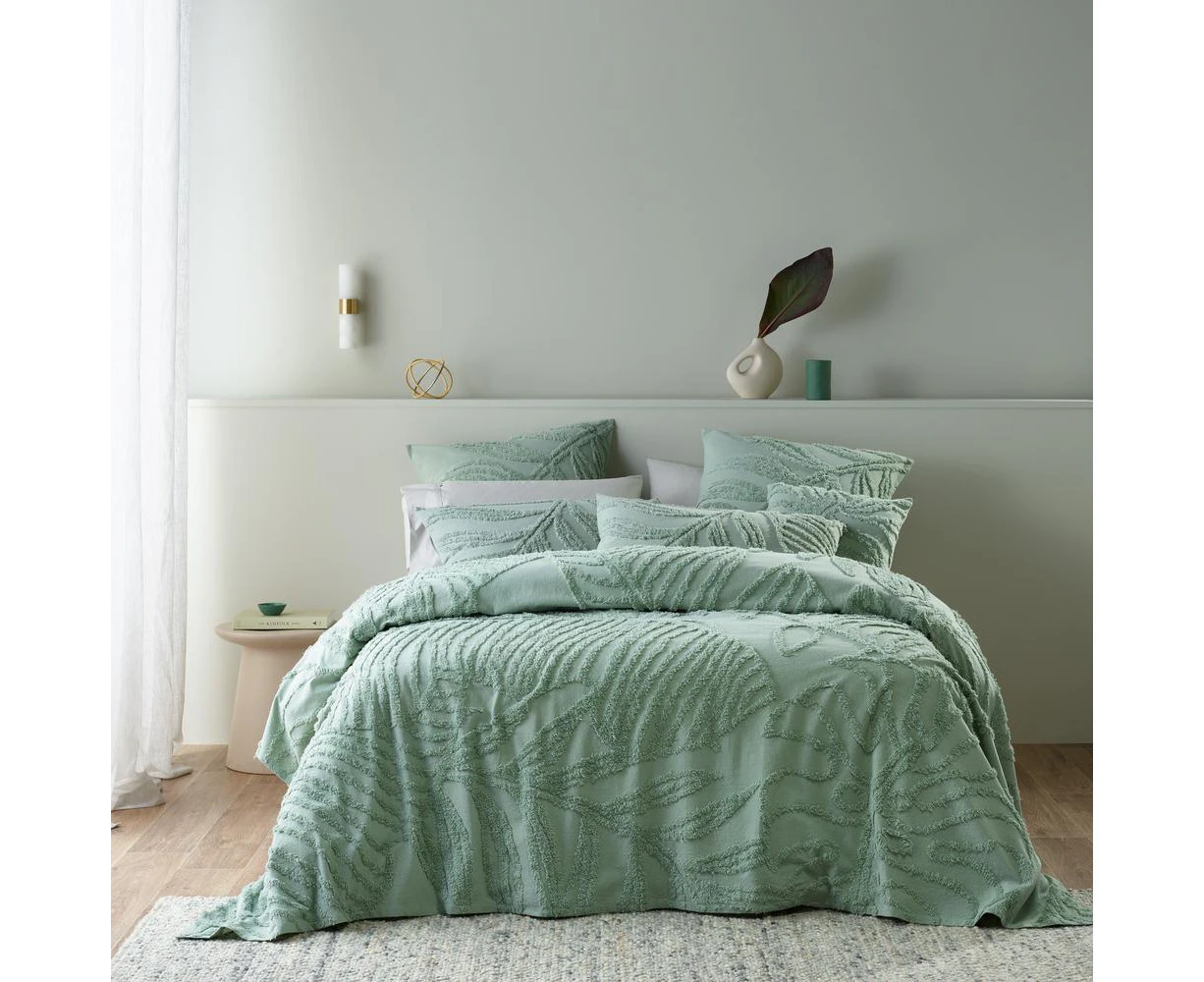 Foliage Bedspread Set (Sage) - Double