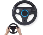 TechFlo Steering Racing Wheel Compatible with Nintendo Wii WiiU Mario Kart - Black