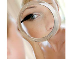 15X Magnifying Mirror – Use for Makeup Application - Tweezing – and Blackhead/Blemish Removal – Round Mirror with Three Suction Cups