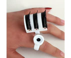 U Shape Ring Strip False Eyelashes Extension Pallet Glue Holder Set Finger Tool-With