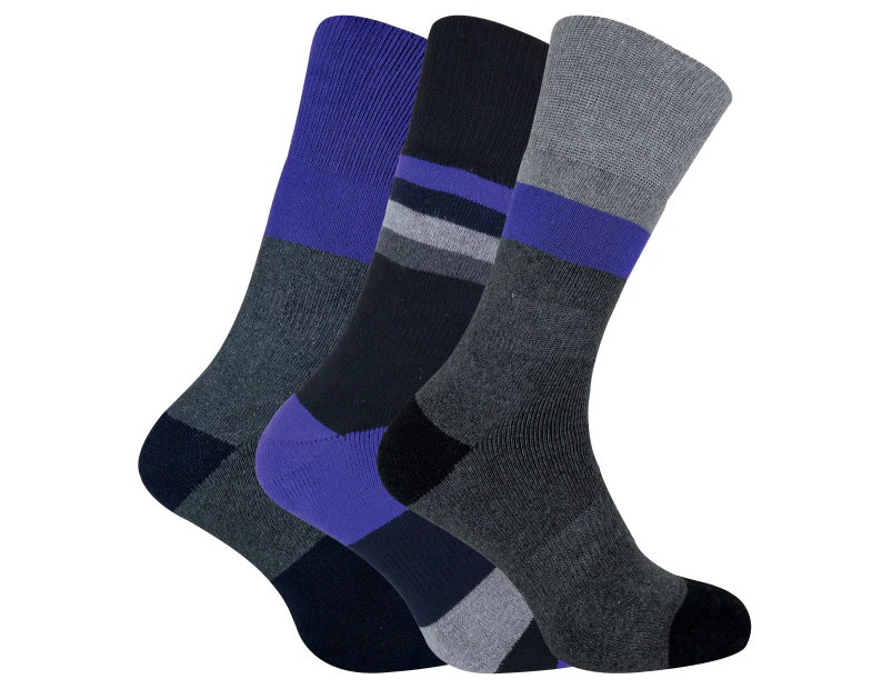Kids Thermal Socks for Winter | THMO | Warm Fluffy Fleece Inner Socks for Boys & Girls - Purple
