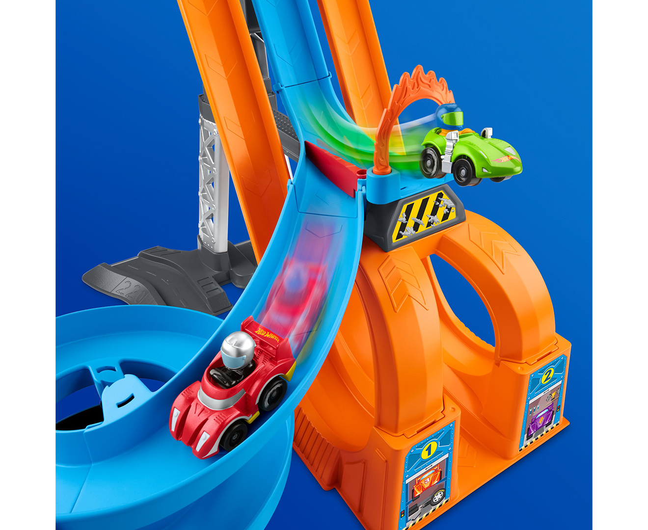 Best Buy: Hot Wheels Racing Loops Tower by Little People Blue