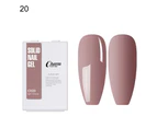 5g Nail Gel Safe Convenient Lightweight Solid Mono-color Nail Polish for Girl -20