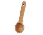 Coffee Spoon Easy Clean Labor-saving Wooden Versatile Salt Powder Seasoning Spoon Kitchenware Supplies -1#