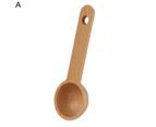 Coffee Spoon Easy Clean Labor-saving Wooden Versatile Salt Powder Seasoning Spoon Kitchenware Supplies -1#