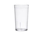 210/280/350/450ml Drinking Glass Restaurant Style Breaking Resistant Transparent Acrylic Highball Drinking Tumbler for Party-XL