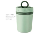 330ml Tumbler Cup Heat-proof Air-tight Silicone Removable Washable Soup Bottle for Kid-Green