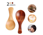 10Pcs Wooden Measuring Scale Spoon Scoop Coffee Beans Bar Kitchen Baking Tool-Light Brown
