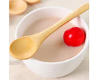 9Pcs Small Wooden Spoons Dessert Coffee Ice Cream Honey Kids Baby Spoon Gift