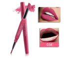 Women\'s Fashion Long Last Dual Head Lipliner Matte Lip Lipstick Pencil Makeup-3#