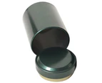 2Pcs Solid Color Tinplate Mini Tea Herb Stash Jar Spices Container Travel Box-Golden