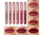 6Pcs/Set Lip Glaze Gentle Texture Moisturizing Mini Beauty Lipstick Gloss Tint for Girl -6pcs