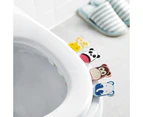 Toilet Seat Cover Lifter Toilet Seat Raise Lifters, Non-Sticker,Avoid Touching Self adhesive Hygiene - Pink monkey