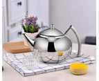 Teapot with Infuser Loose Tea Leaf 2 Liter Stainless Steel Tea Pot