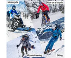 Men's Adult Windproof, Rainproof, Non-Slip Ski Gloves - Brown