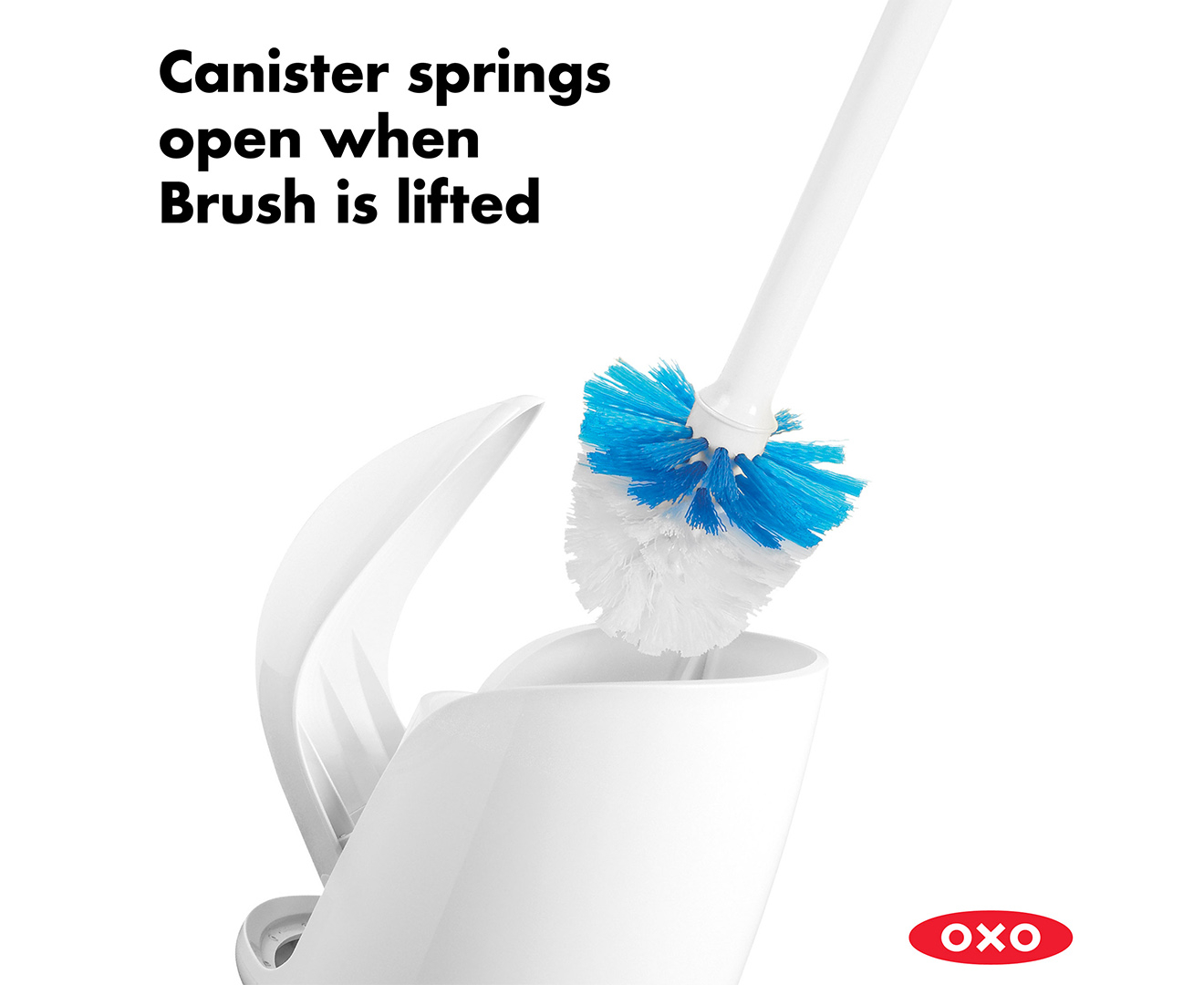 Oxo Good Grips Flex Neck Toilet Bowl Cleaning Brush Scrubber w