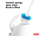OXO Good Grips Compact Toilet Brush & Cannister Set - White