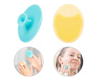 4 Pack Face Scrubber, Soft Silicone Facial Cleansing Brush Face Wash Brush for Deep Cleaning Skin Care