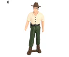 Worker Farmer Action Figure PVC Model Simulation Figurine Mold Decor Toys Gift-#6